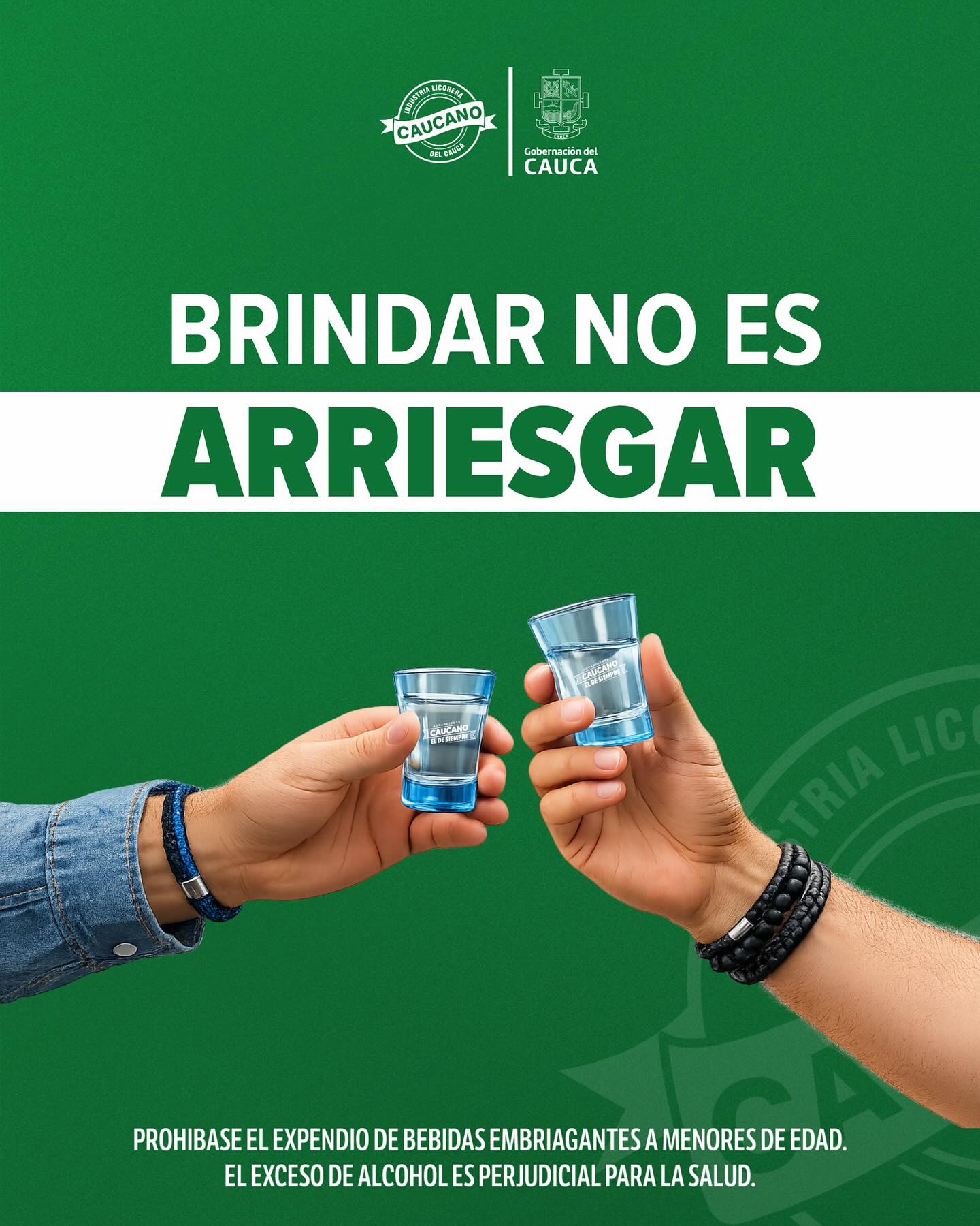 Brindar no es arriesgar