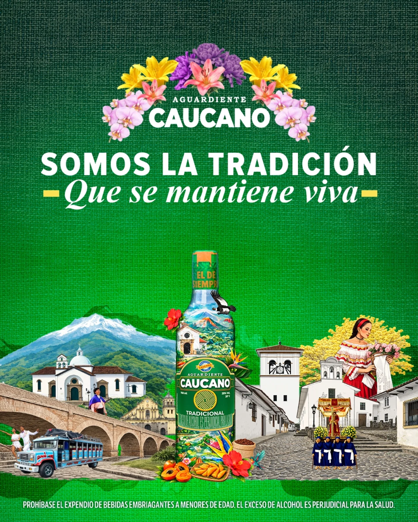                                              La tradición no se pausa,  se mantiene, se cuida  y se vive como siempre.
                                                