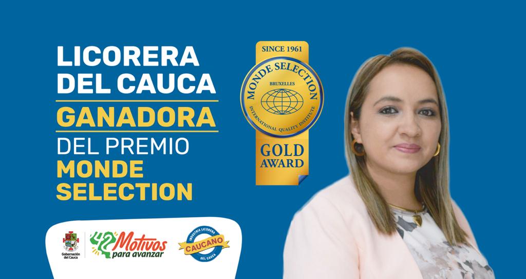 Productos de la Industria Licorera del Cauca se visten de oro en el Monde Selection 2020 
