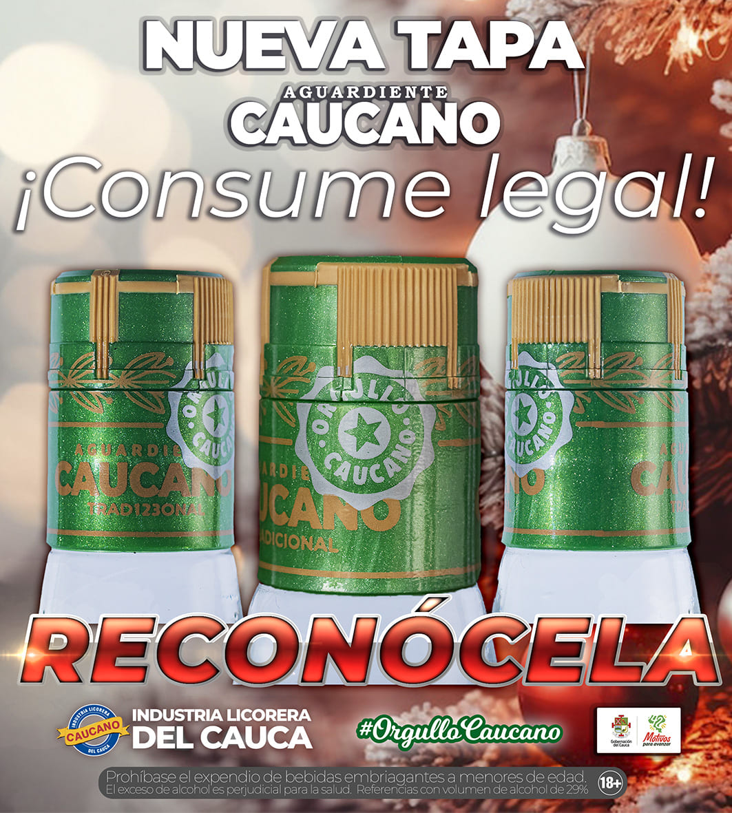                                             Nuestro #AguardienteCaucano tiene nueva tapa ¡Conócela!
                                            
