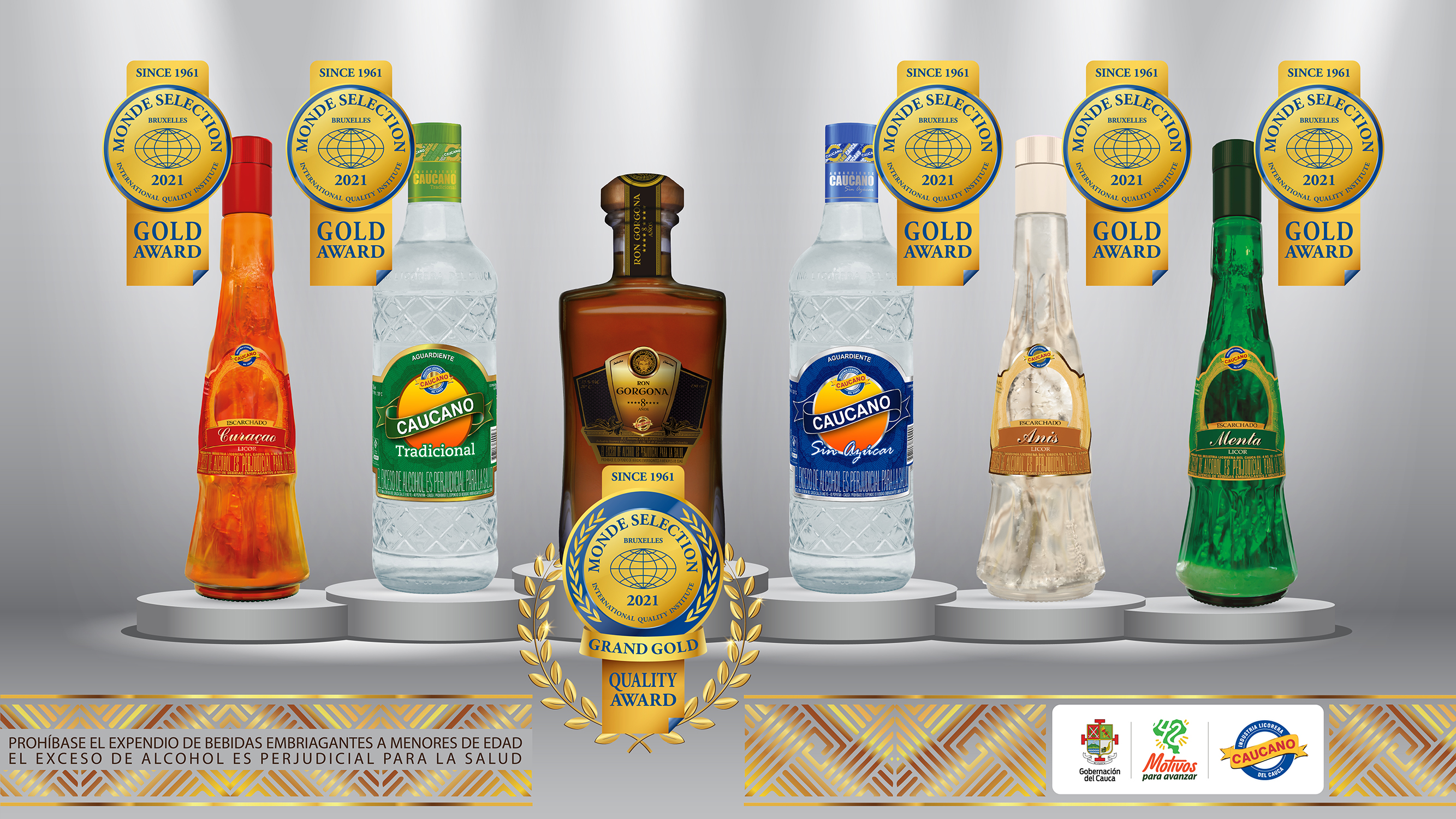                                              Industria Licorera del Cauca nuevamente premiada en los MONDE SELECTION de Bélgica
                                            